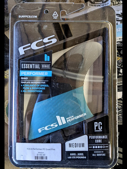 FCS II Performer PC Quad Fins